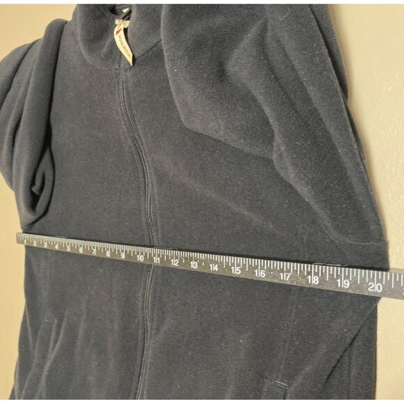 Woolrich Micro Fleece Jacket Full Zip Soft Lightweight Basic Wardrobe Womens S - Picture 7 of 8
